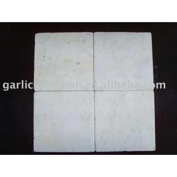 Pavimentadora de lajas de piedra caliza beige